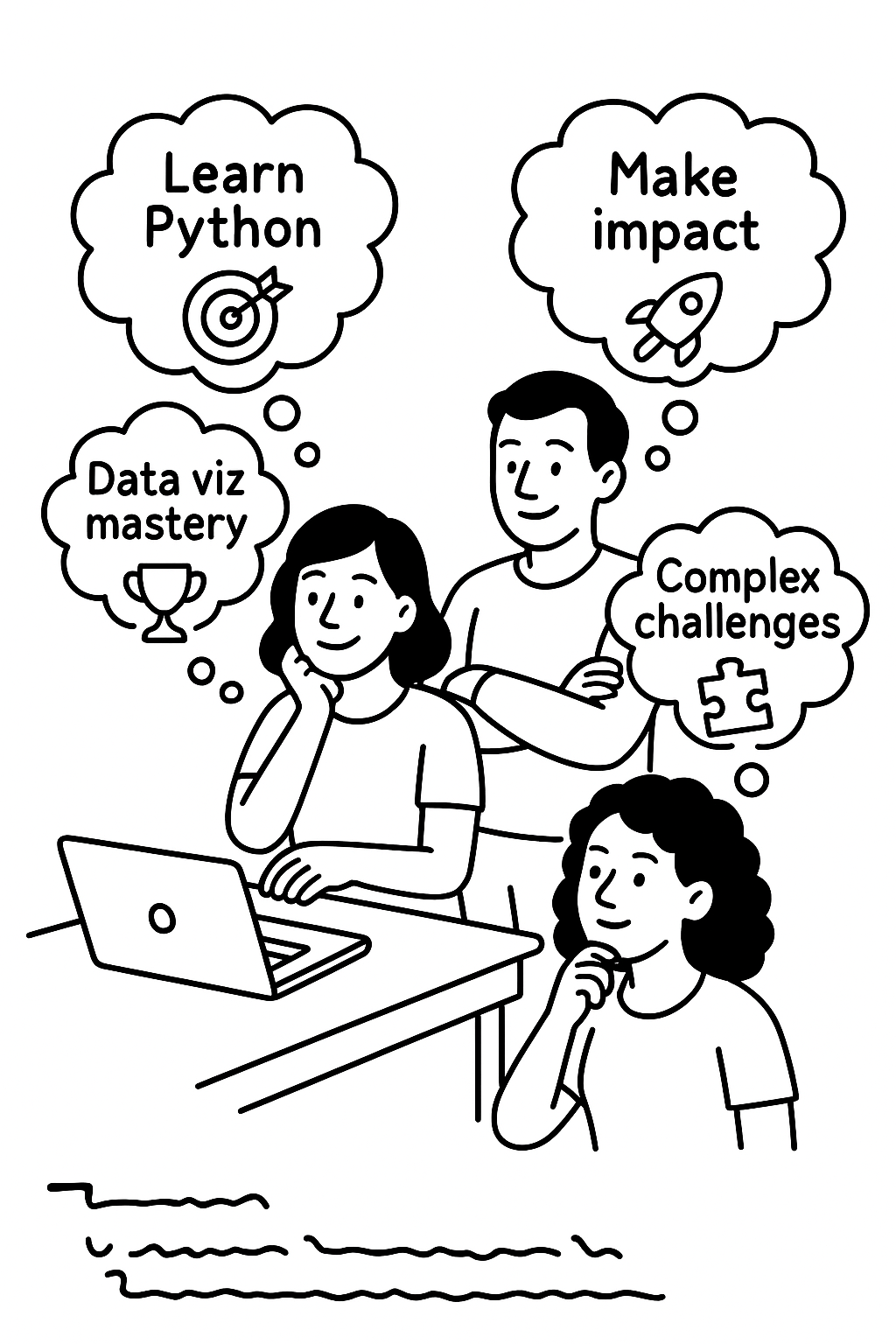 Every Team Member is hoping to develop something different.