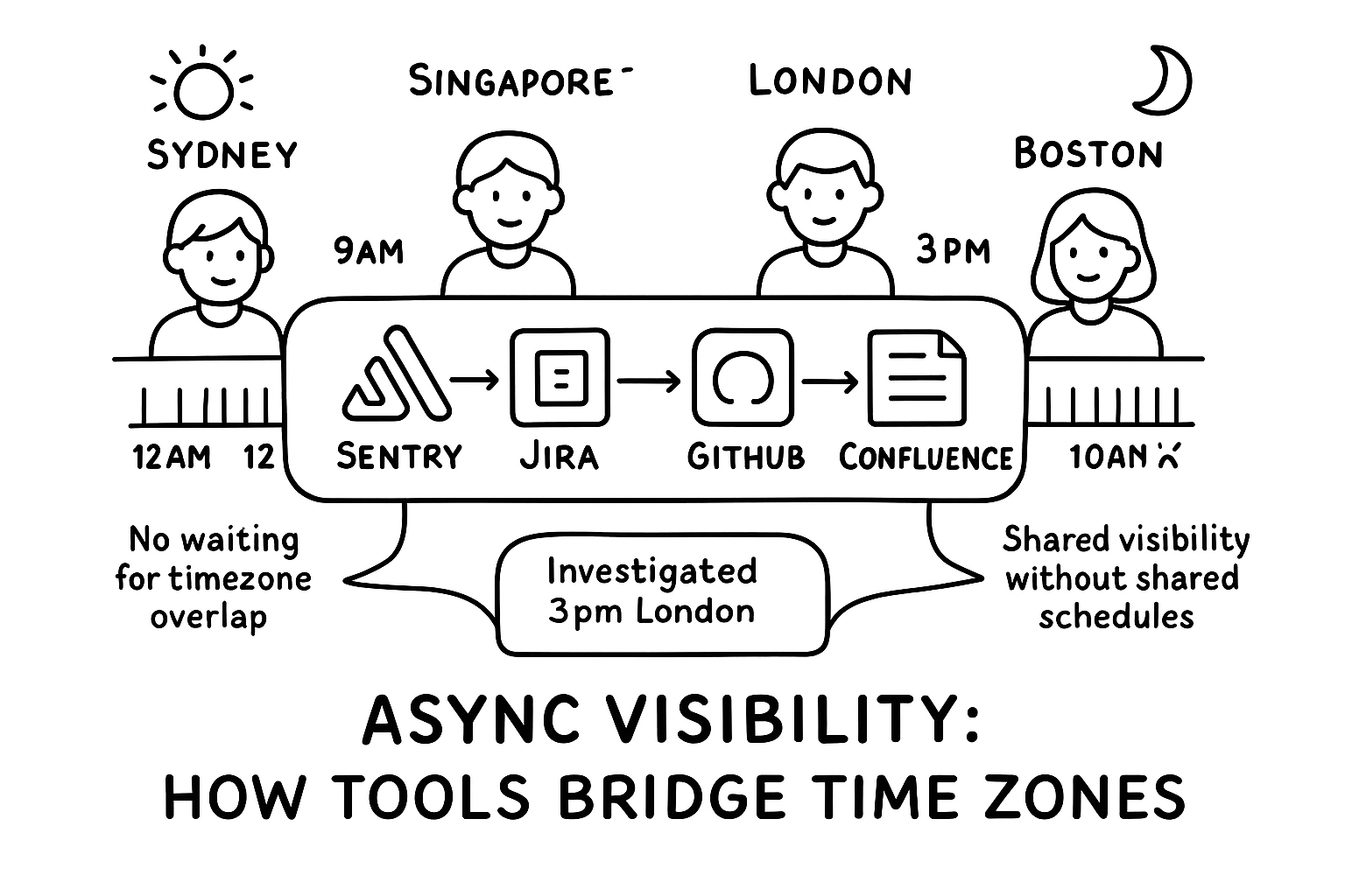 Async communication is critical in a remote first team.